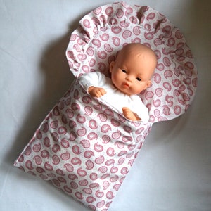 Doll bedding sleeping bag pillow doll teddy teddy bear cuddly toy doll bed cradle doll pram cart equipment reborn realborn