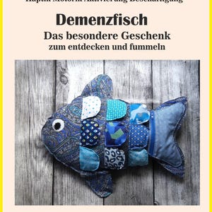 Peces para la demencia, manta para la demencia, manta antiestrés, Alzheimer, autismo, terapia, háptico, habilidades motoras, TDAH, sensorial, personas mayores, Día de la Madre, Día del Padre, cumpleaños, regalo