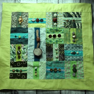 New! Magnetic blanket with button labyrinth. Nesting blanket for dementia patients and seniors – dementia and autism therapy – haptic motor skills – Alzheimer&#39;s