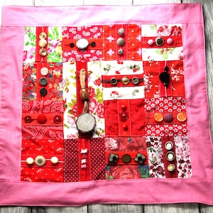 New! Magnetic blanket with button labyrinth. Nesting blanket for dementia patients and seniors – dementia and autism therapy – haptic motor skills – Alzheimer&#39;s
