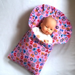 Doll bedding sleeping bag pillow doll teddy teddy bear cuddly toy doll bed cradle doll pram cart equipment reborn realborn
