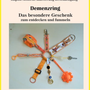 Dementia ring, fidget ring, dementia blanket, fidget blanket for seniors, dementia and autism, haptic motor skills, Alzheimer's, Mother's Day, Father's Day, birthday, gift