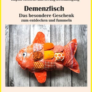 Dementia fish, dementia blanket, fidget blanket, Alzheimer's, autism, therapy, haptics, motor skills, sensory skills, ADHD, seniors, Mother's Day, Father's Day, birthday, gift