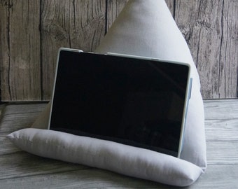 Reading pillow, color selectable, tray, beanbag, gift for Mother's Day, book support, Christmas, St. Nicholas Day, birthday, tray cushion, e-reader, mobile phone