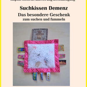 Manta sensorial Sensorybag para personas con demencia, manta antiestrés para adultos mayores con demencia y autismo, terapia háptica para el desarrollo de habilidades motoras, Alzheimer, Día de la Madre, Día del Padre, Regalo de cumpleaños