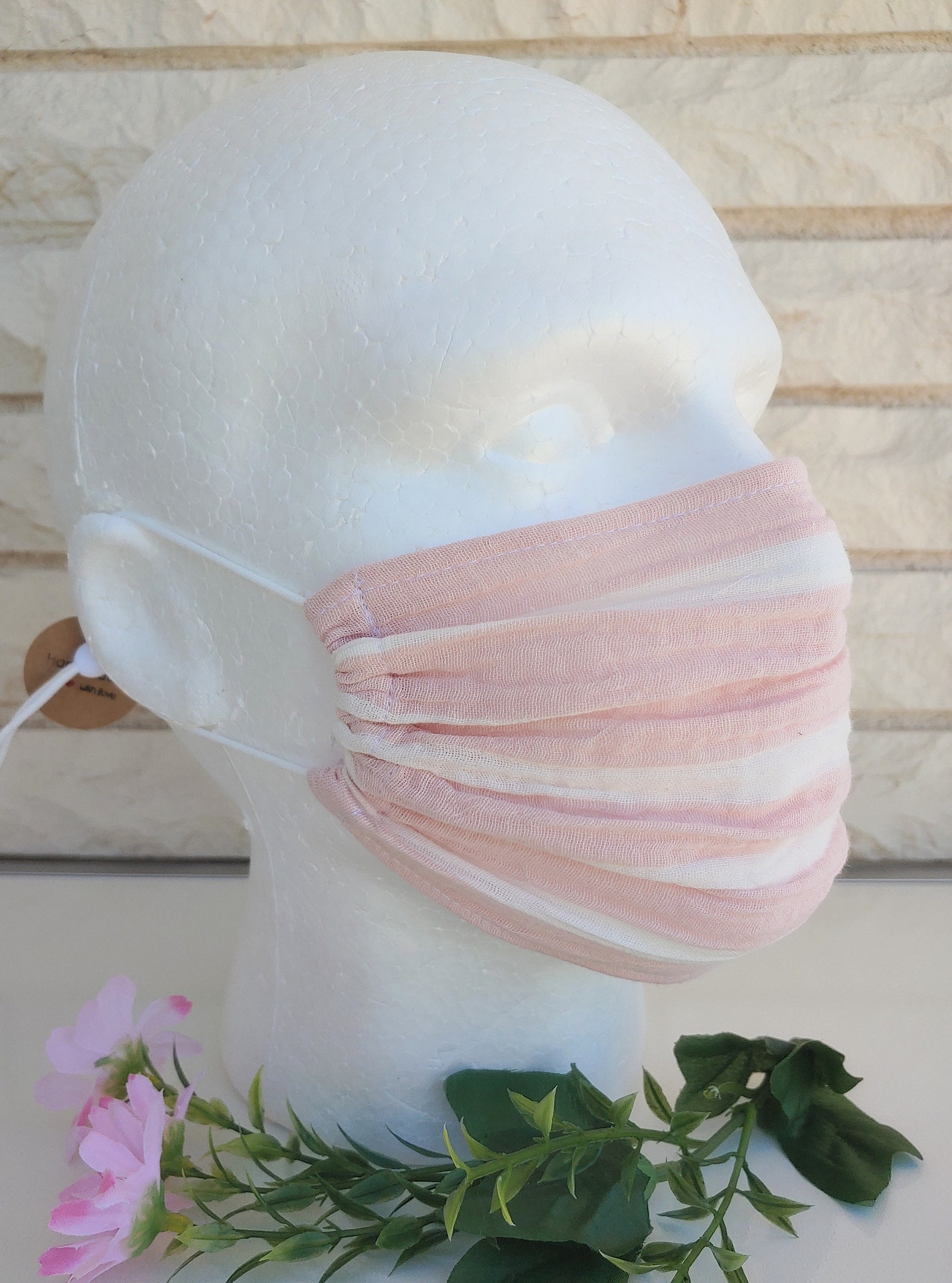 Breathable Lightweight Gauze Muslin Face Mask DOUBLE Gauze Etsy Hong Kong