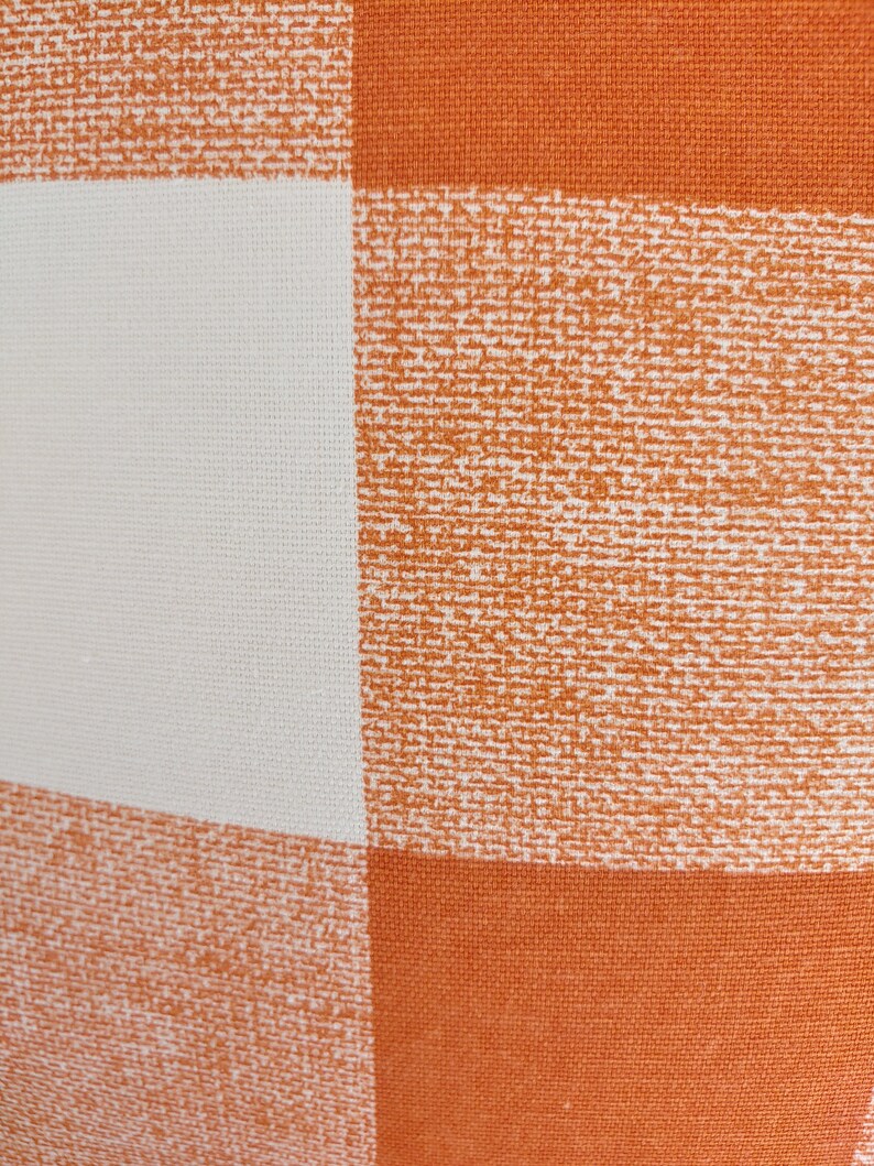 Orange Buffalo Check Pillow Covers Farmhouse Home Decor Etsy