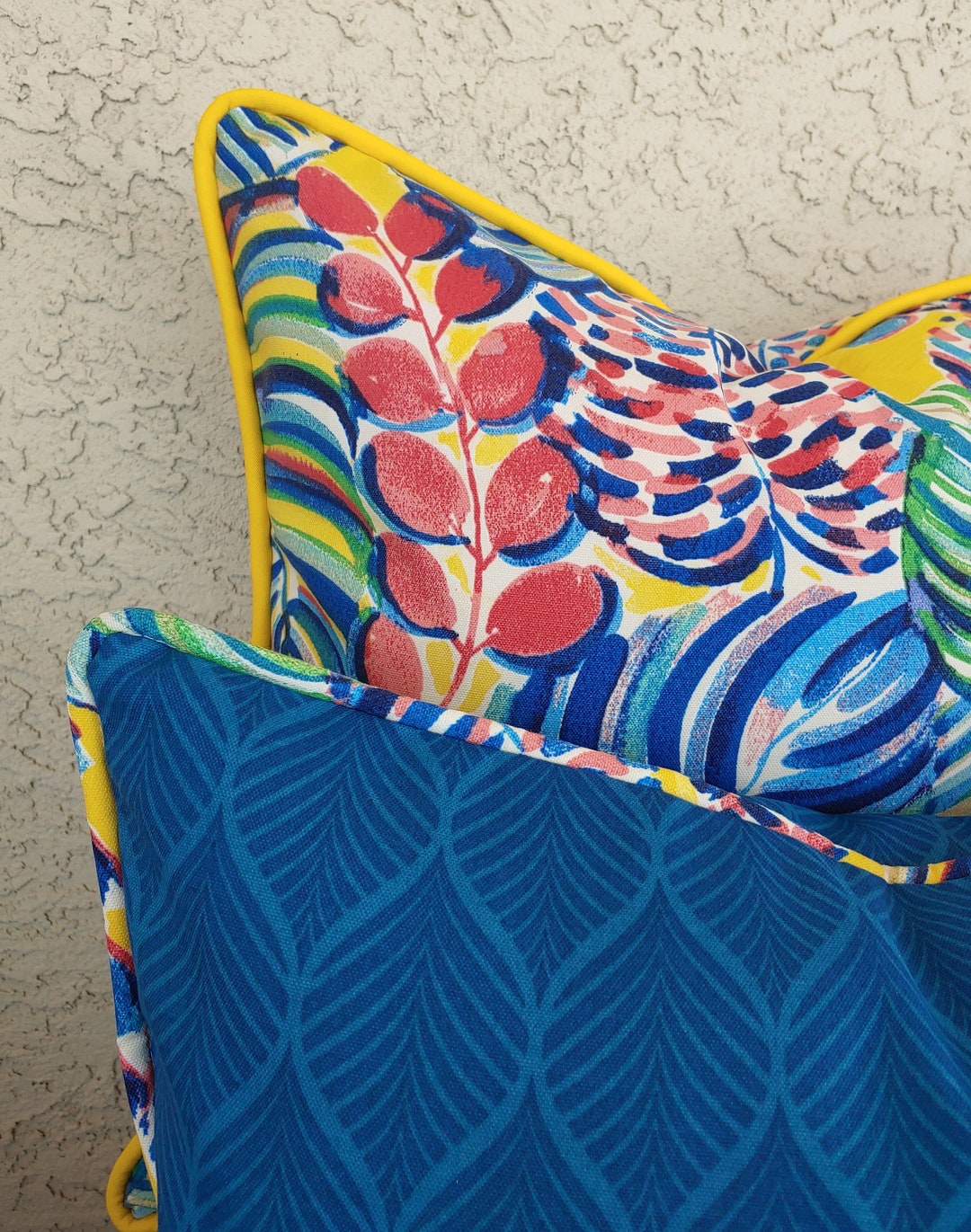 Tropical Outdoor Pillow Cover 18x18 20x20 20x12 Multicolored Print