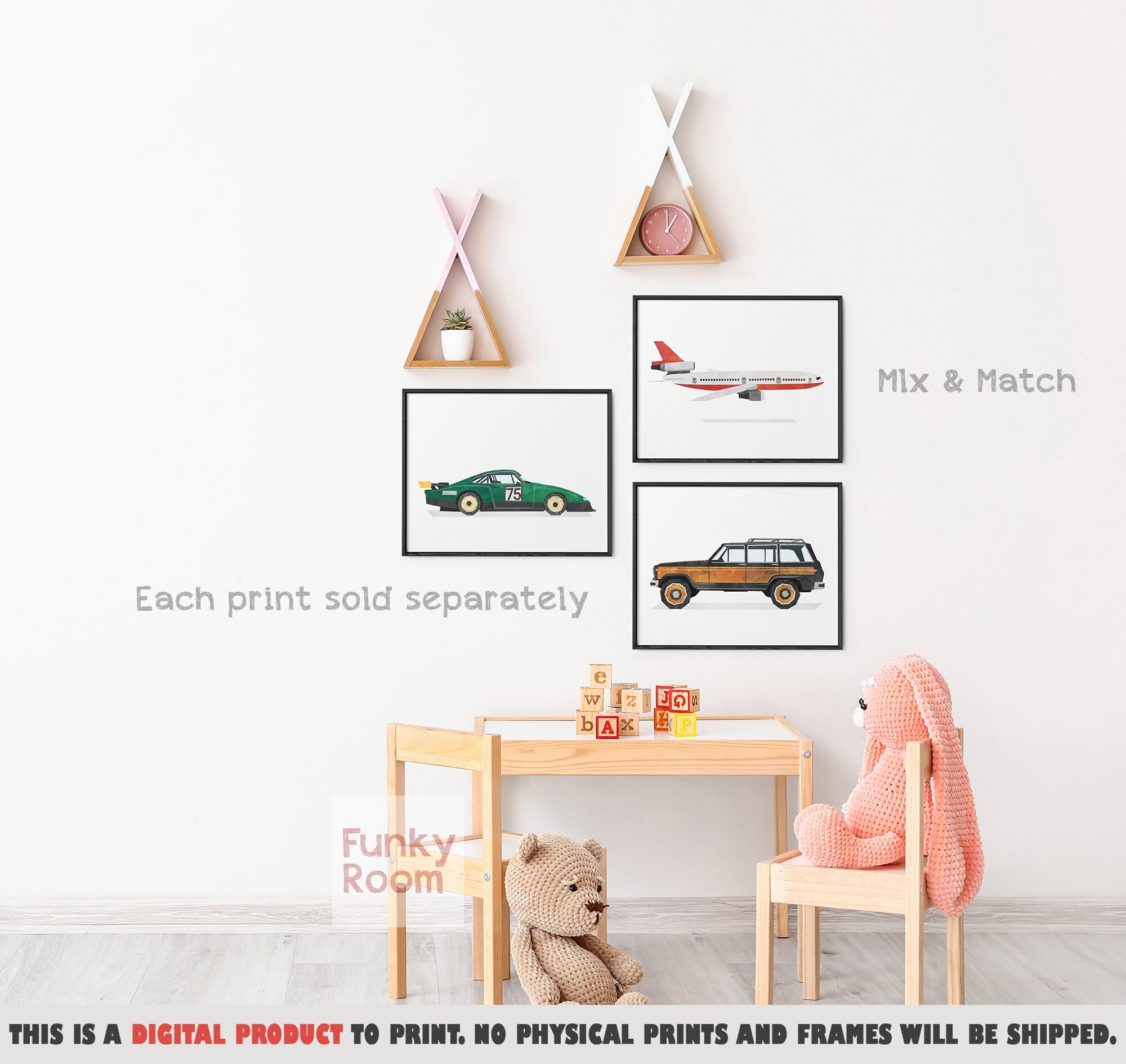 Race Car Print Racing Car Wall Art Car Art Print Toddler | Etsy