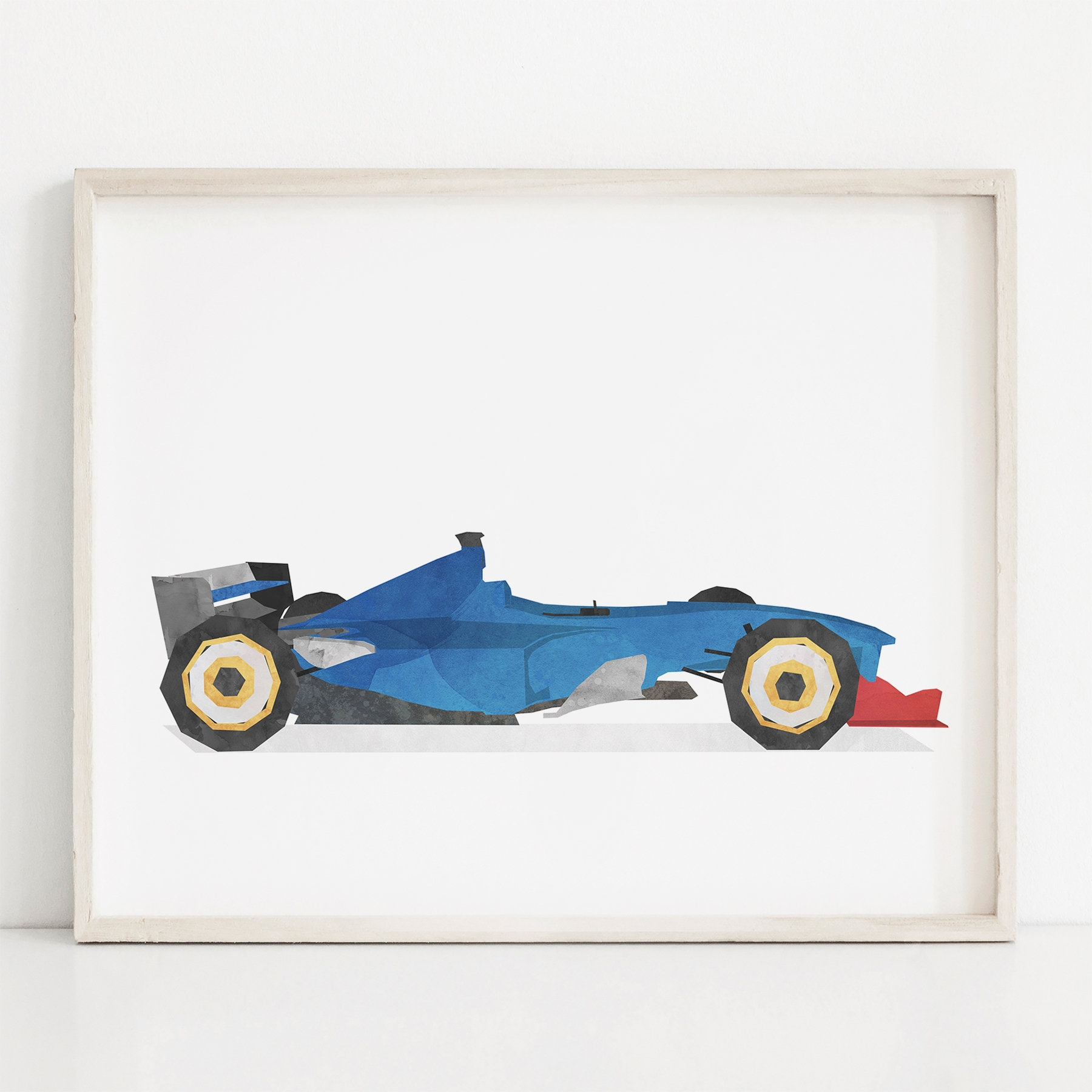 Race Car Wall Art Racing Car Prints Boys Room Car Decor Etsy