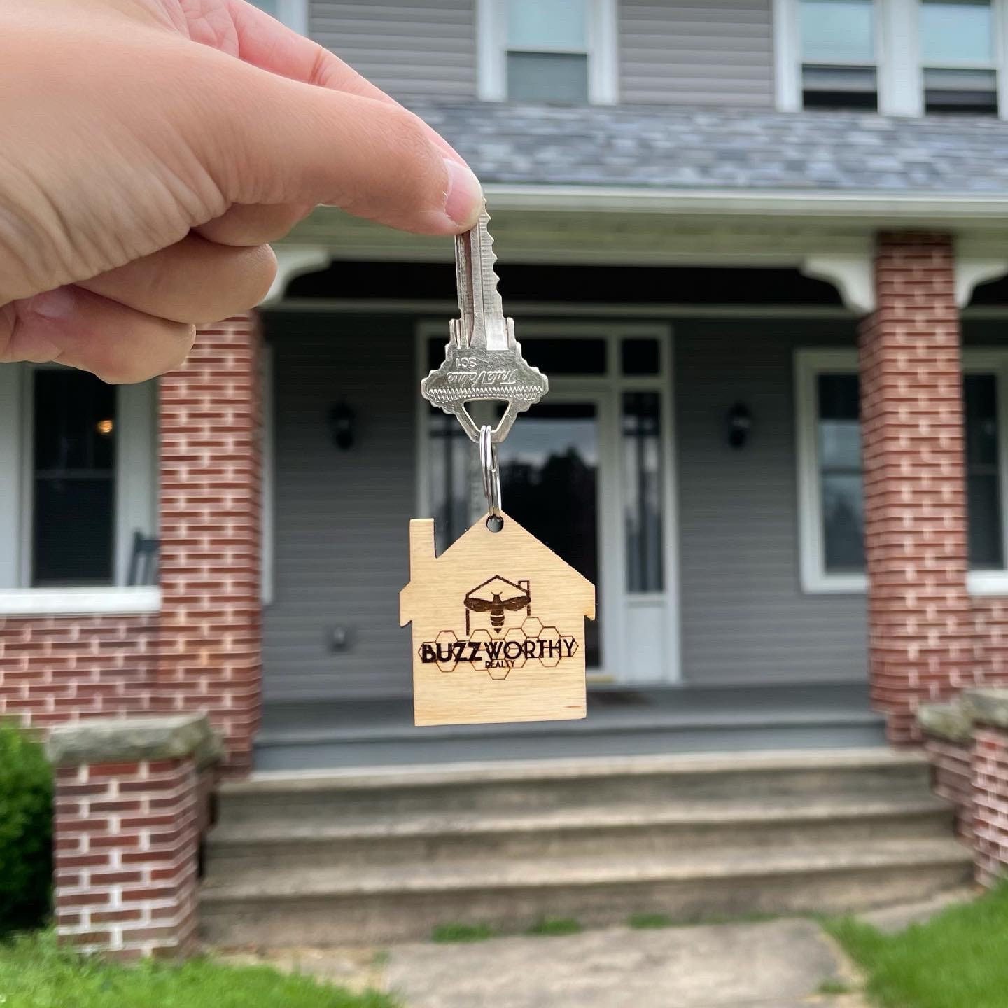 Bulk House Shaped Key Chains Custom Key Chain Realty Etsy