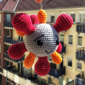 Crochet VIRUS model - Crochet PATTERN - Amigurumi Pattern - Amigurumi virus - DIY tutorial