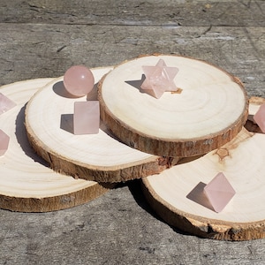 Sacred Geometry set (Rose Quartz)