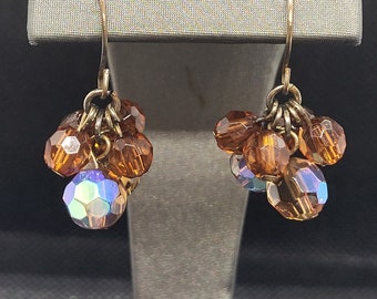 Vintage Beaded Dangle Earrings