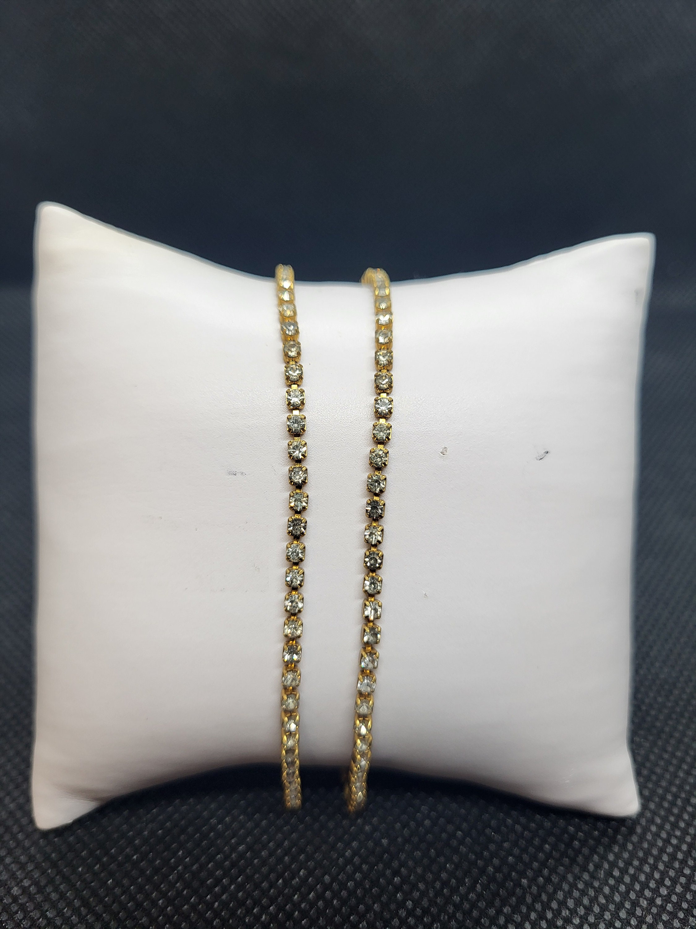 Vintage Double Strand Bracelet - Etsy