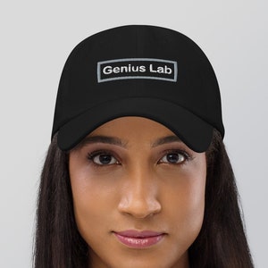 Embroidered Genius lab Dad hat, Yoongi cap, Suga, seesaw, Daechwita, D-2