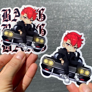Pegatinas de GD BangBangBang, pegatinas holográficas de G. Dragon, pegatinas coreanas, Kpop, B.I.G B.A.N.G