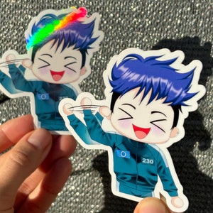 T.O.P-sticker, TOP Sq Game holografische stickers, Koreaanse stickers, Kpop, Big B.A.N.G