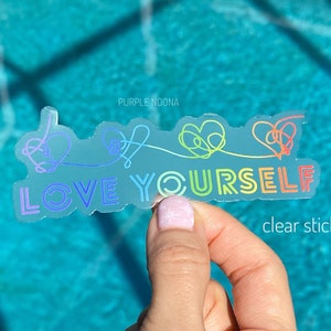 Bts Love Yourself Stickers - Etsy