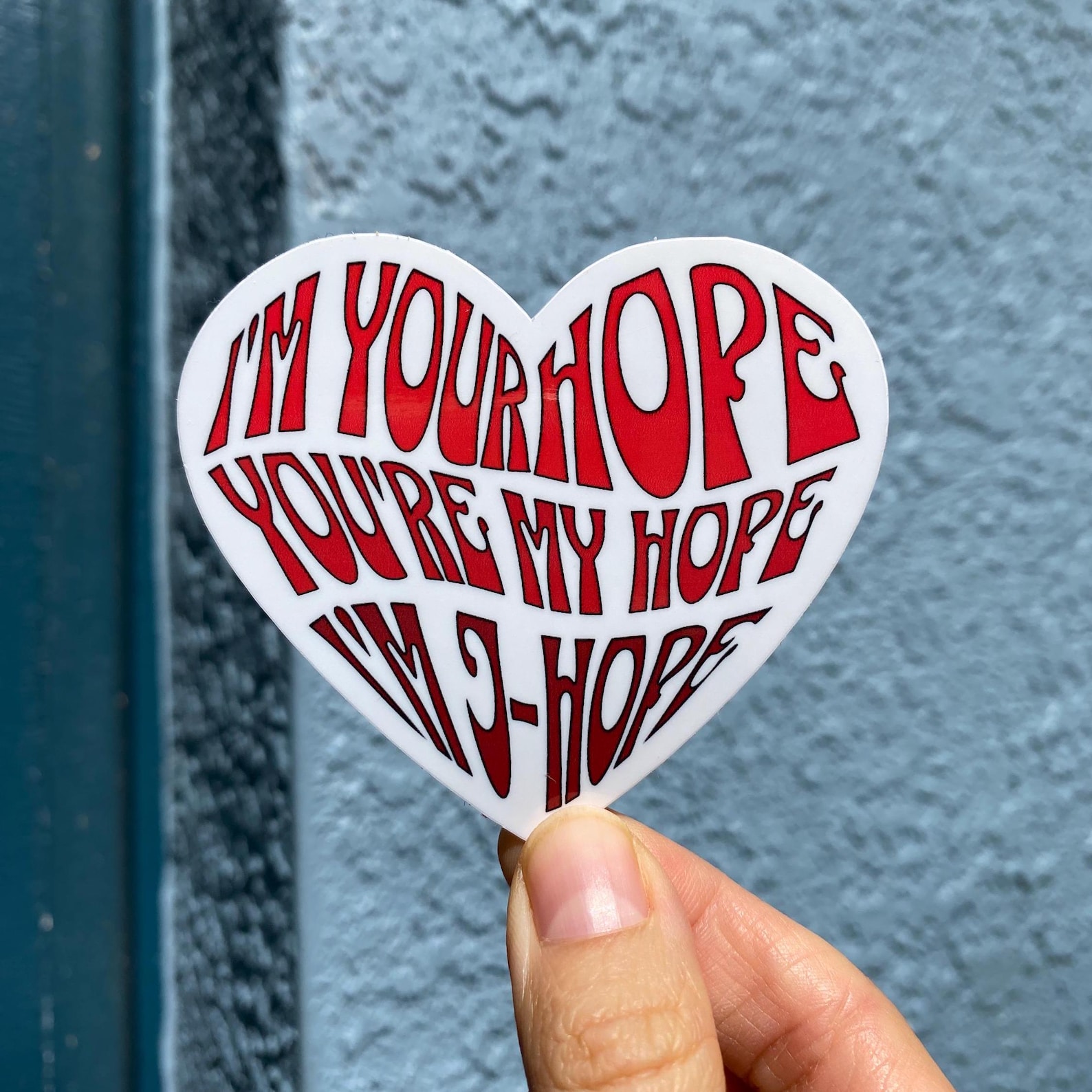 Sticker Hopefully I'm Your Hope Sticker - Kpop Hobi Sparkling Vinyl Stickers - Etsy