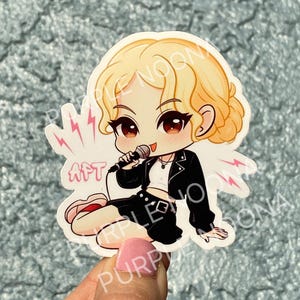 R0SE-sticker, BP R0SE-stickers, Koreaanse stickers, Kpop, AРT, nummer één meisje, giftig tot het einde