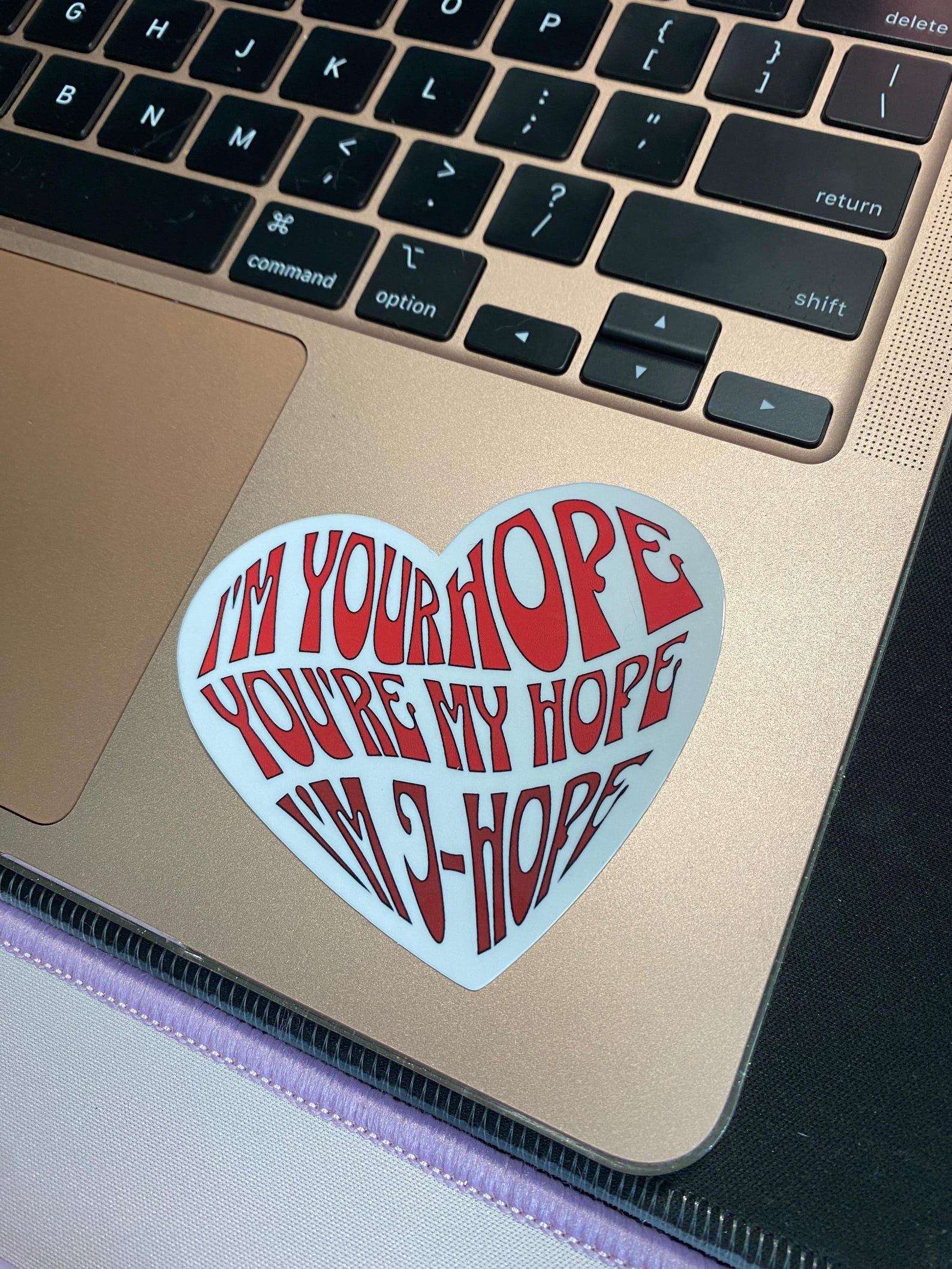 Sticker Hopefully I'm Your Hope Sticker - Kpop Hobi Sparkling Vinyl Stickers - Etsy