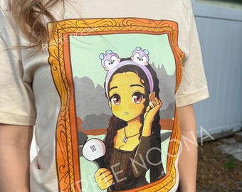 Hobi MONA LlSA Tee: HOTS inspired Kpop Shirt