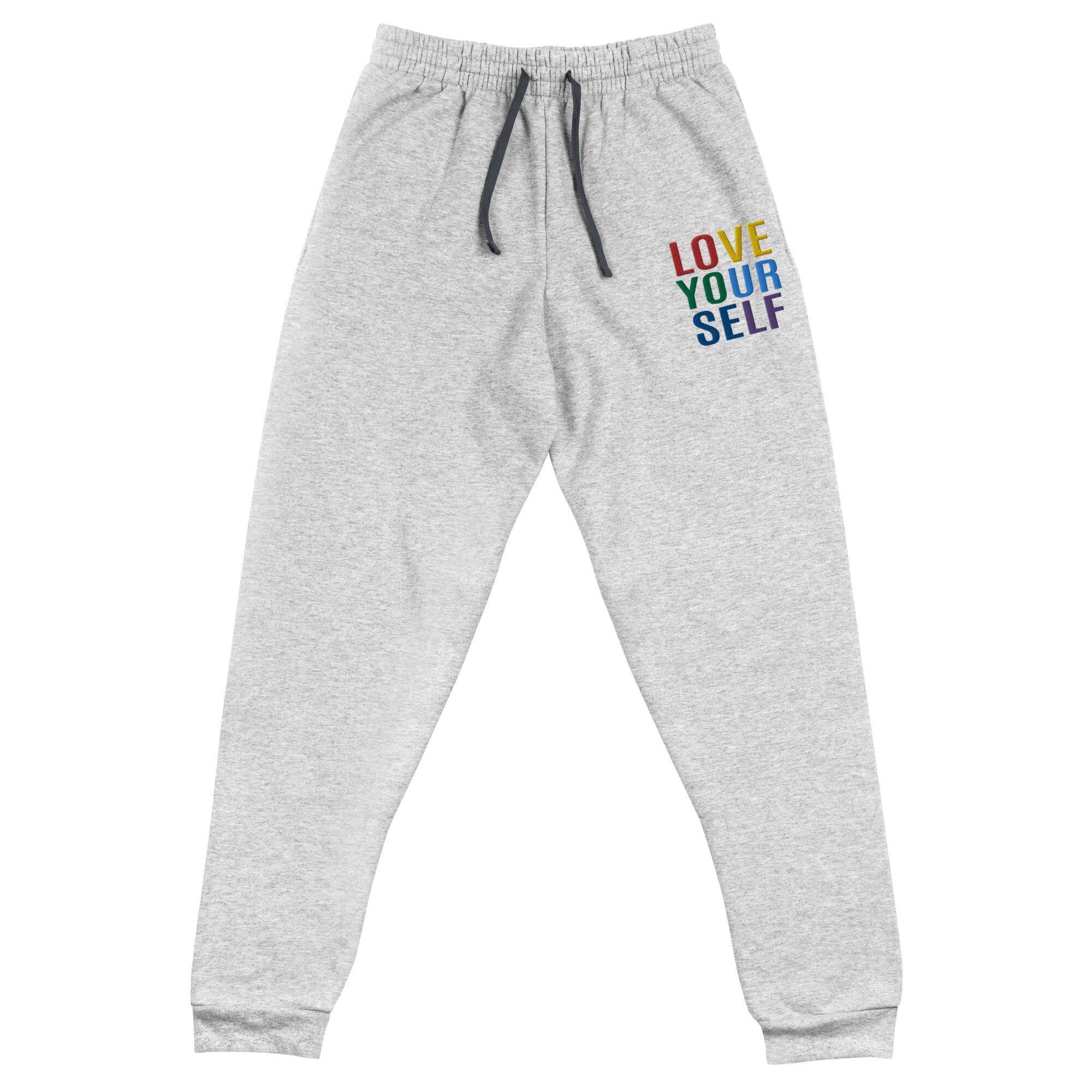 【LOTSYOU】韓国人気★ With Love Sweatpants Embroidered Love Yourself Unisex Joggers, LY Sweatpants