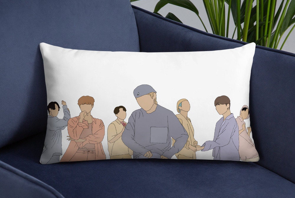 BTS Dynamite Pillow Kpop home decor Bts BE pillow Etsy