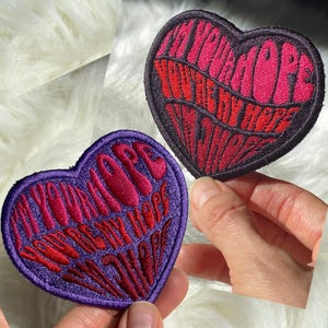 Parche bordado "I'm You Hope": parches termoadhesivos Hobi