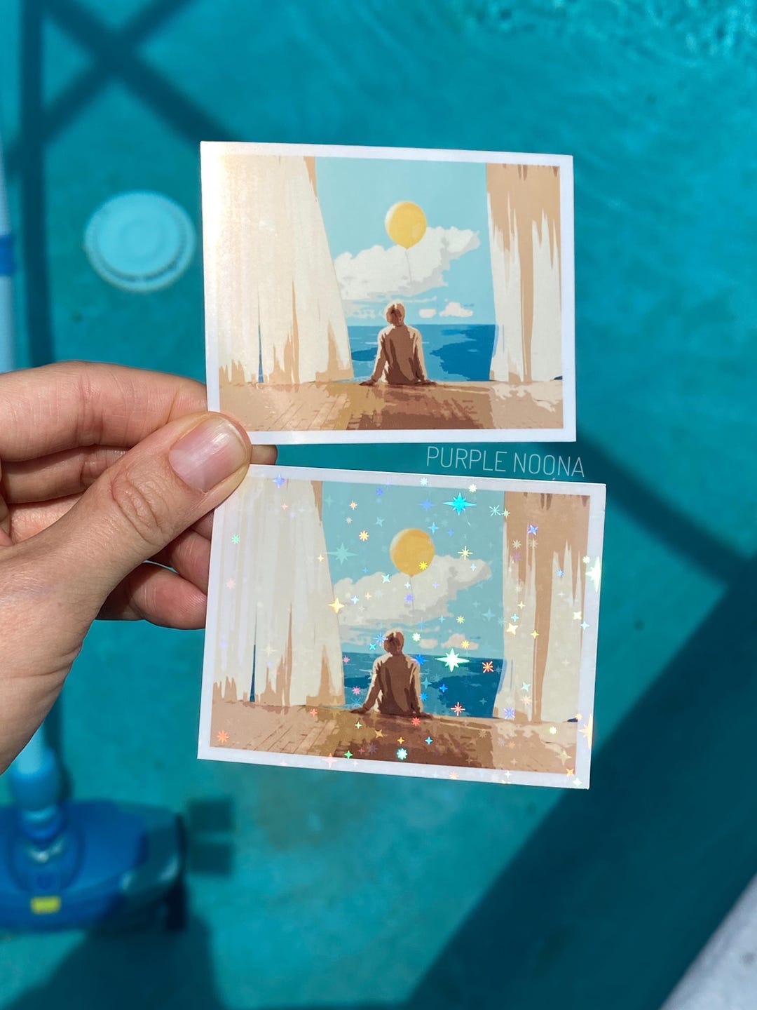 Serendipity Sticker, Jimin Sparkling Vinyl Stickers, Lie, Promise