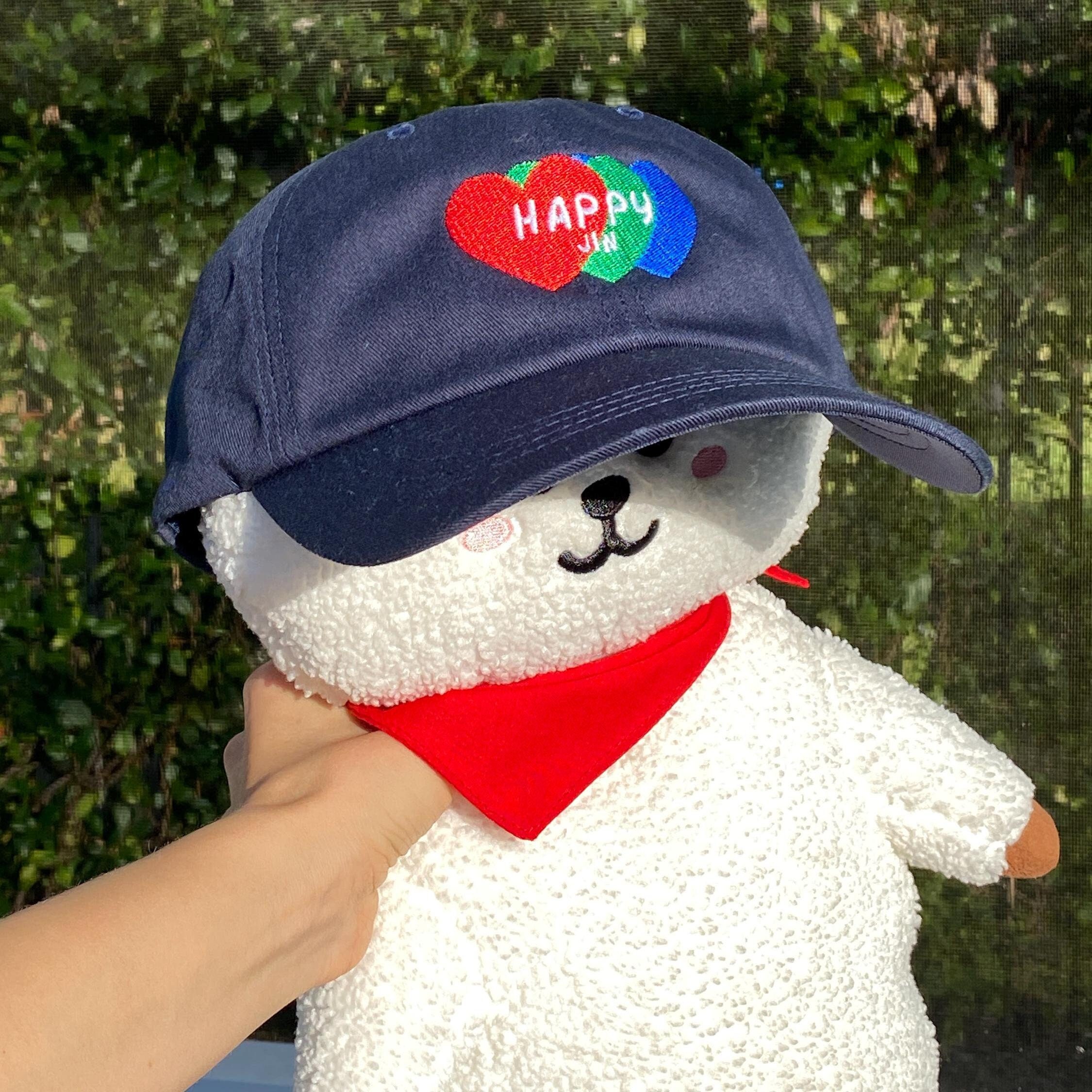 HAPPY Jin Dad Hat: Kpop Worldwide Handsome Embroidered Cap - Etsy