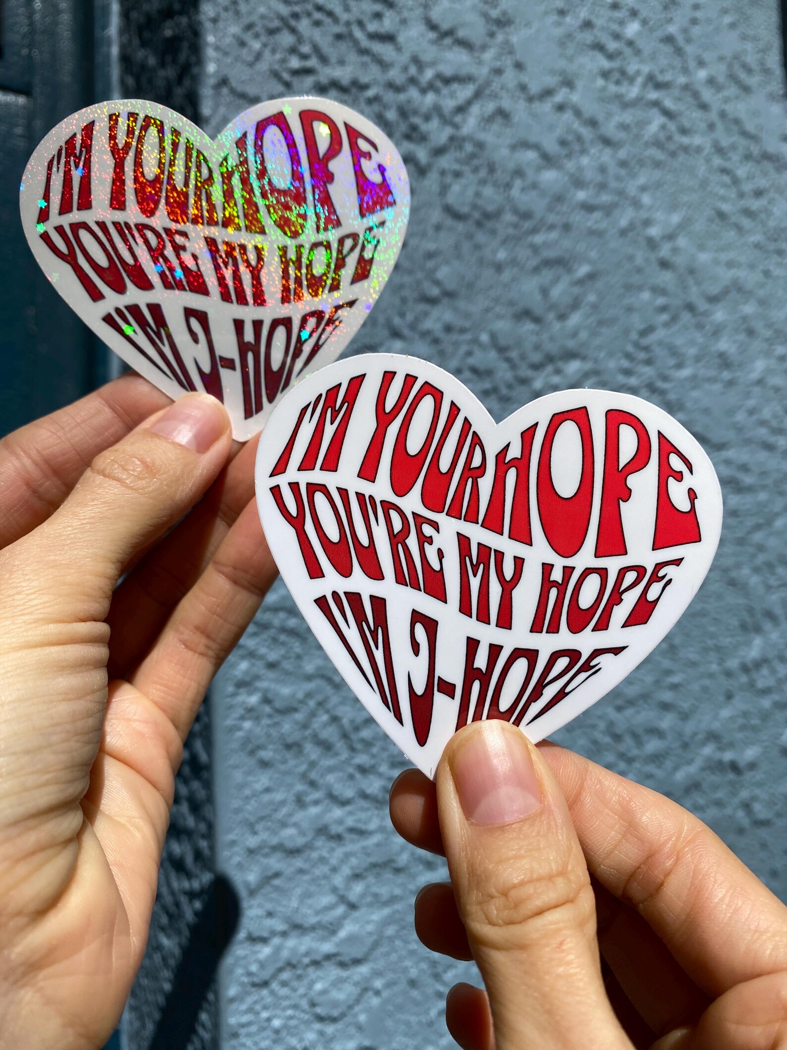 Sticker Hopefully I'm Your Hope Sticker - Kpop Hobi Sparkling Vinyl Stickers - Etsy