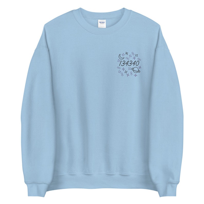 Embroidered 134340 Sweatshirt, Pluto sweater, Kpop Butter hoodie 画像 6