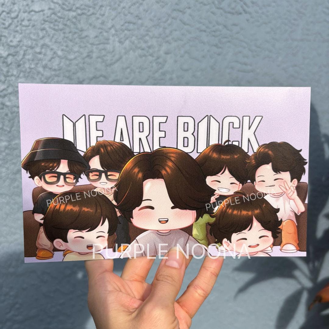 OT7 カーマグネット：Kpop We're back | パープルヌナ - Etsy 日本