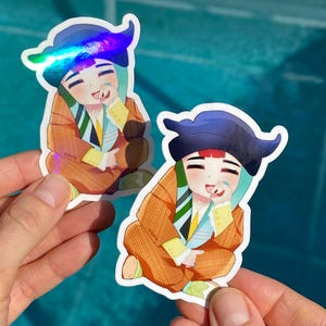 GD Power-sticker, G. Dragon-holografische stickers, Koreaanse stickers, Kpop, Big B.A.N.G