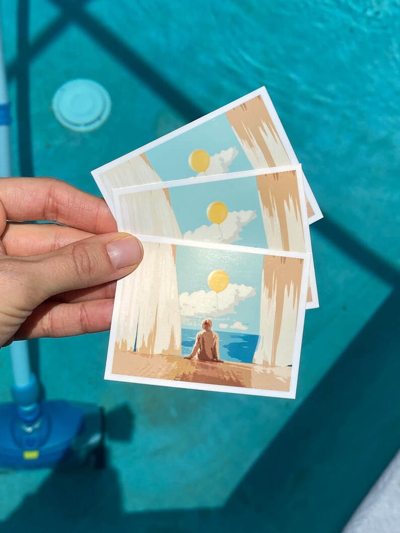 Serendipity Sticker, Jimin Sparkling Vinyl Stickers, Lie, Promise