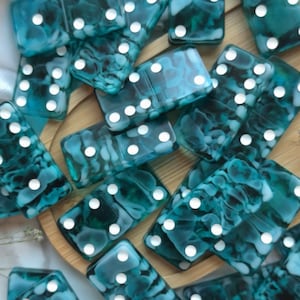 Blue Dye Domino Set