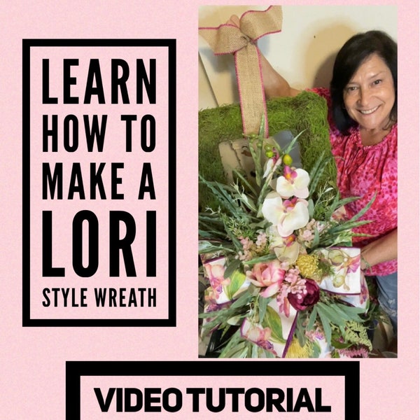 How To Video, How To Wreath, Moss Wreath, Wreath Tutorial, DIY Wreath, Square Moss Wreath, Tutorial, Everyday Wreath