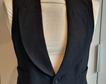1920s 1930s tuxedo waistcoat