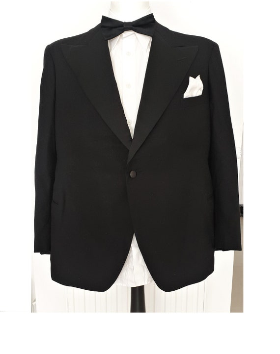 1930s 3 piece Vintage Tuxedo Suit large