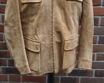 Leder-Wildlederjacke aus den 1930er- und 1940er-Jahren