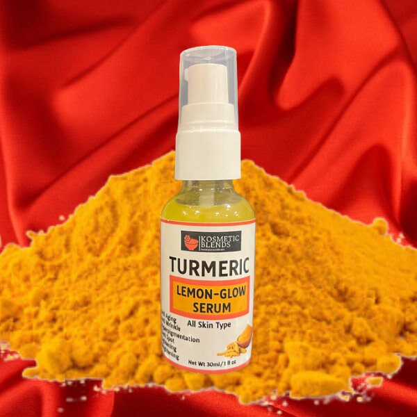 Turmeric Lemon Glow Serum Dark Spot Anti Aging Facial Essence Serum Etsy