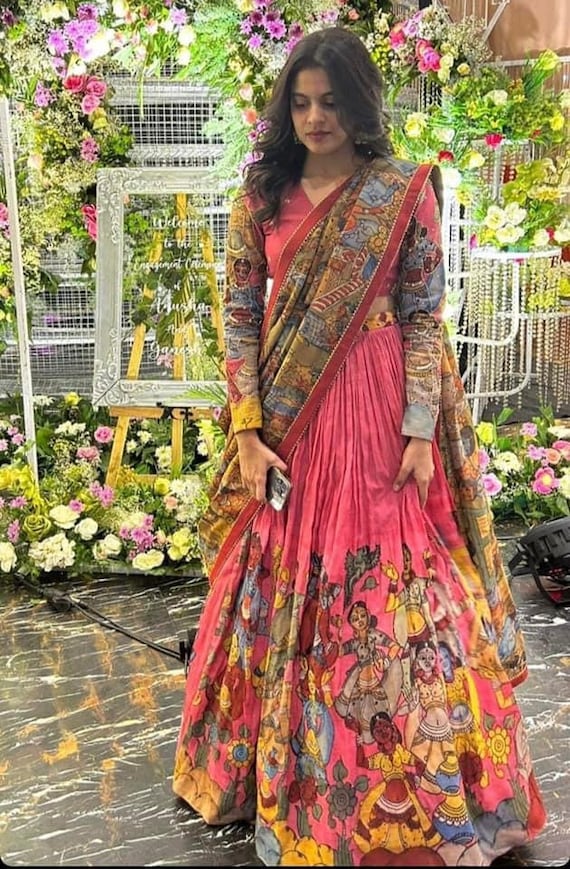 Kalamkari lehengas clearance