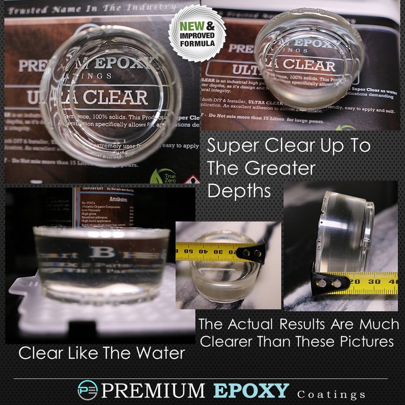 Epoxy Resin Kit Super Clear Glass Like Finish 21 Ratio Etsy UK