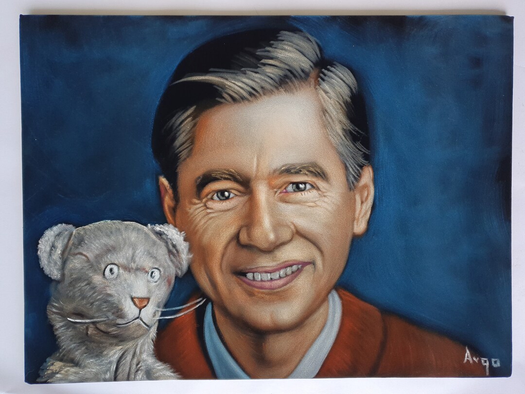 Fred Rogers Portrait Mister Rogers' Neighborhood: - Etsy