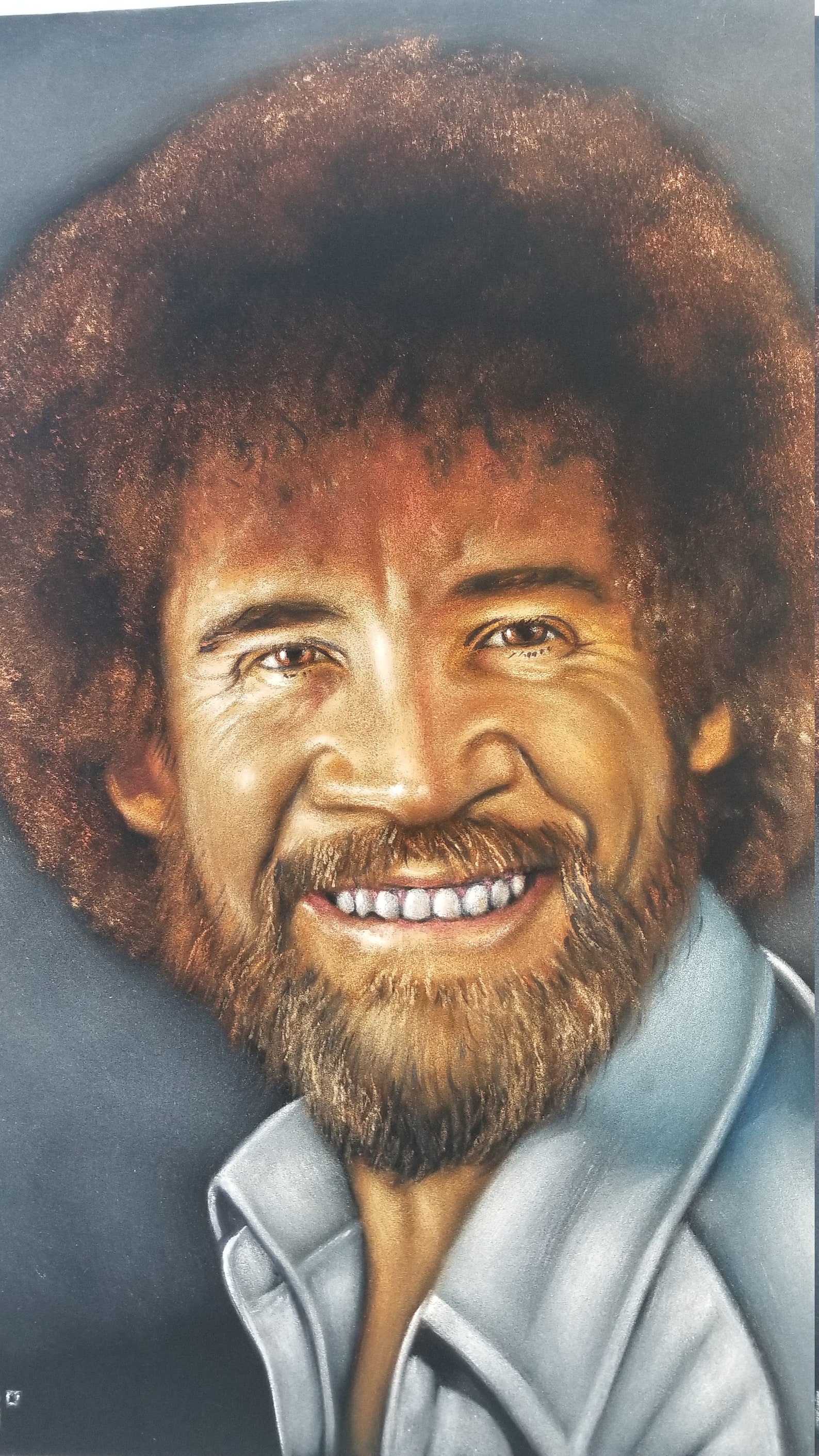 Bob Ross portrait Joy of Painting Original oil painting on | Etsy - Where Can I Buy A Bob Ross Painting