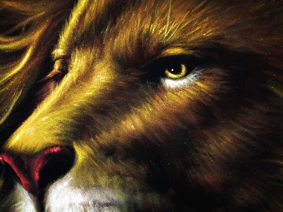 Aslan from The Chronicles of Narnia Greeting Card by E Felix