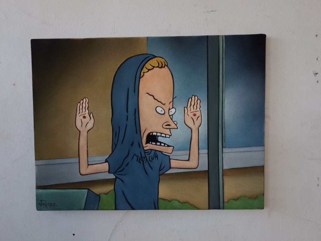 Beavis Cornholio butthead by Mike Judge 18x24 Etsy