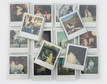 20 Vintage Polaroid Photos Lot - Instant Snapshots - Candid People Domestic Life